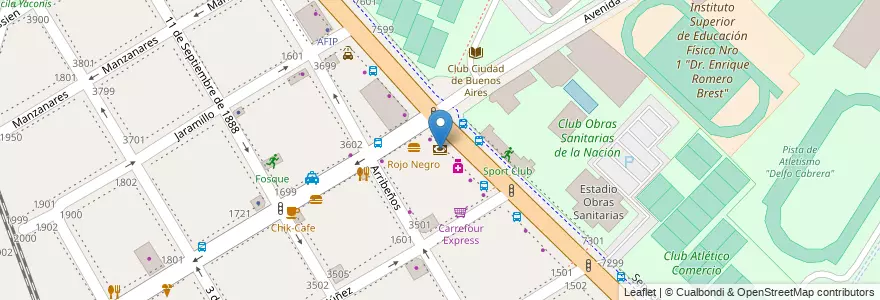 Mapa de ubicacion de ICBC, Nuñez en Argentinië, Ciudad Autónoma De Buenos Aires, Buenos Aires, Comuna 13.