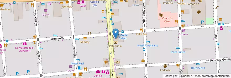 Mapa de ubicacion de ICBC, San Nicolas en Argentina, Ciudad Autónoma De Buenos Aires, Buenos Aires.