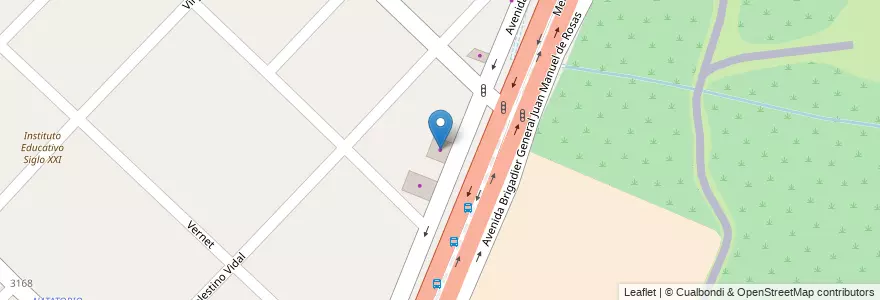 Mapa de ubicacion de Iddo Nierro en Argentinië, Buenos Aires, Partido De La Matanza, Gregorio De Laferrere.