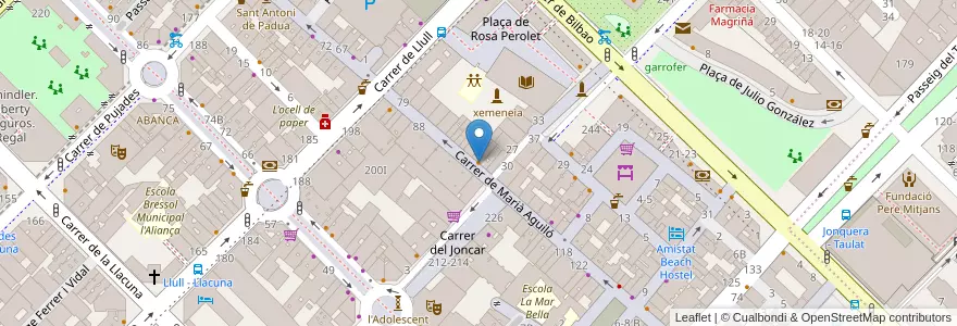 Mapa de ubicacion de Ideal en Испания, Каталония, Барселона, Барселонес, Барселона.