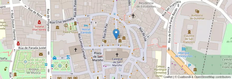 Mapa de ubicacion de Ideas en إسبانيا, غاليسيا, أورنسي, Ourense, أورنسي.