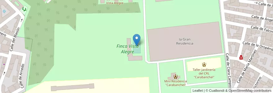 Mapa de ubicacion de I.E.S. Vista Alegre en Испания, Мадрид, Мадрид, Área Metropolitana De Madrid Y Corredor Del Henares, Мадрид.