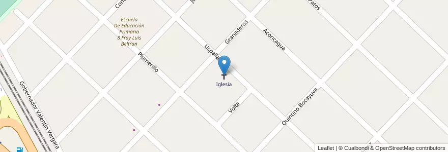 Mapa de ubicacion de Iglesia en آرژانتین, استان بوئنوس آیرس, Partido De Hurlingham, Hurlingham.