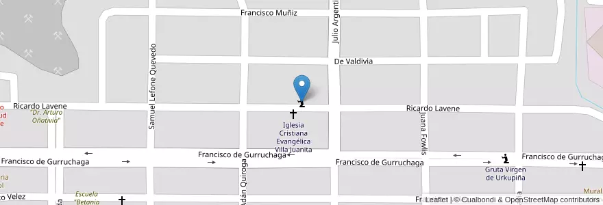 Mapa de ubicacion de Iglesia Adventista de 20 de Junio en الأرجنتين, Salta, Capital, Municipio De Salta, Salta.