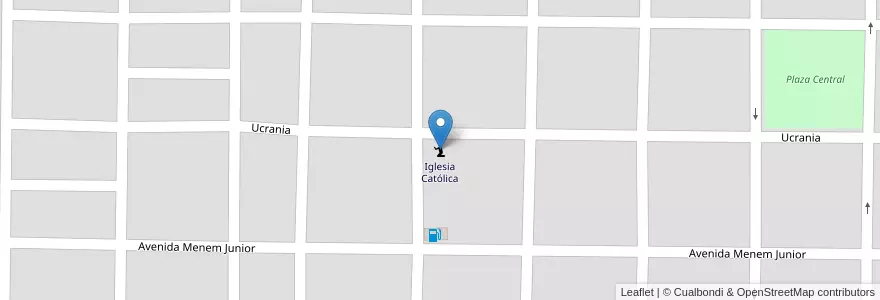 Mapa de ubicacion de Iglesia Católica en الأرجنتين, Chaco, Departamento O'Higgins, Municipio De San Bernardo, San Bernardo.