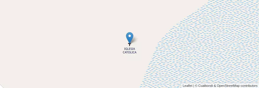 Mapa de ubicacion de IGLESIA CATOLICA en Argentine, Province De Buenos Aires, Partido De San Pedro.