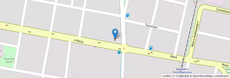 Mapa de ubicacion de Iglesia Cristo Obrero en Argentinië, Tucumán, Departamento Tafí Viejo, Tafí Viejo.