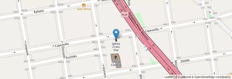 Mapa de ubicacion de Iglesia Cristo Vive, Villa Luro en الأرجنتين, Ciudad Autónoma De Buenos Aires, Comuna 9, Buenos Aires, Comuna 10.