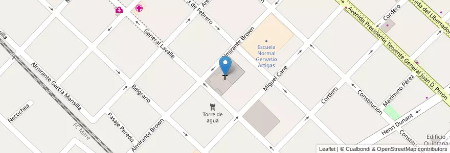 Mapa de ubicacion de Iglesia de Jesucristo de los Santos de los Últimos Días en Argentina, Buenos Aires, Partido De San Fernando.