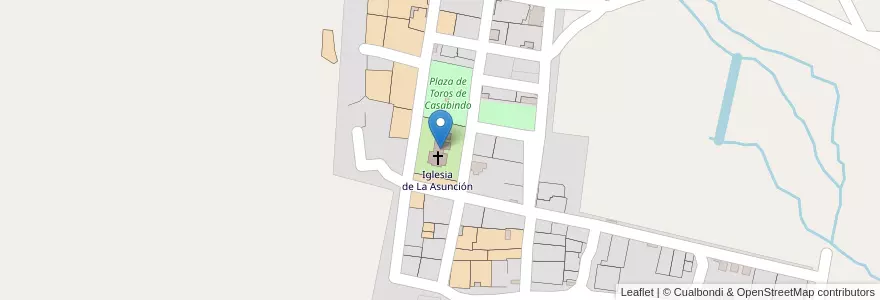 Mapa de ubicacion de Iglesia de La Asunción en Arjantin, Jujuy, Departamento Cochinoca, Municipio De Abra Pampa.