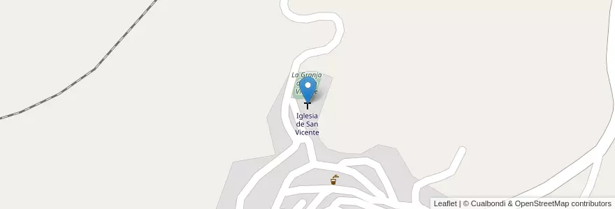 Mapa de ubicacion de Iglesia de San Vicente en Испания, Кастилия И Леон, Леон, El Bierzo, Torre Del Bierzo.