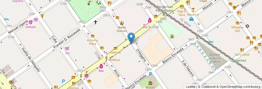 Mapa de ubicacion de Iglesia Evangélica, Belgrano en 阿根廷, Ciudad Autónoma De Buenos Aires, 布宜诺斯艾利斯, Comuna 13.