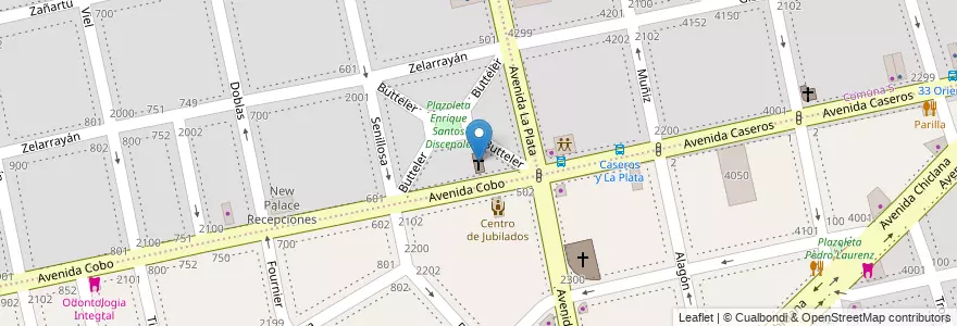 Mapa de ubicacion de Iglesia Evangelica, Parque Chacabuco en Argentina, Autonomous City Of Buenos Aires, Comuna 7, Comuna 4, Autonomous City Of Buenos Aires.