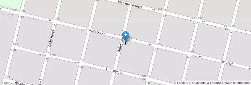Mapa de ubicacion de Iglesia Evangélica Peniel en الأرجنتين, سانتا في, Departamento General López, Municipio De Rufino.