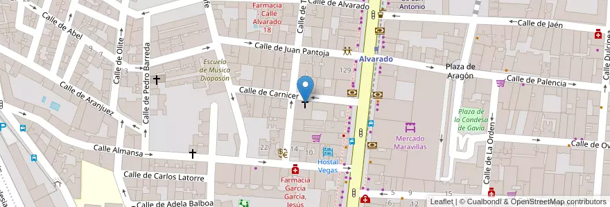 Mapa de ubicacion de Iglesia Monte Hermom de Asamblea de Iglesias Cristianas en إسبانيا, منطقة مدريد, منطقة مدريد, Área Metropolitana De Madrid Y Corredor Del Henares, مدريد.