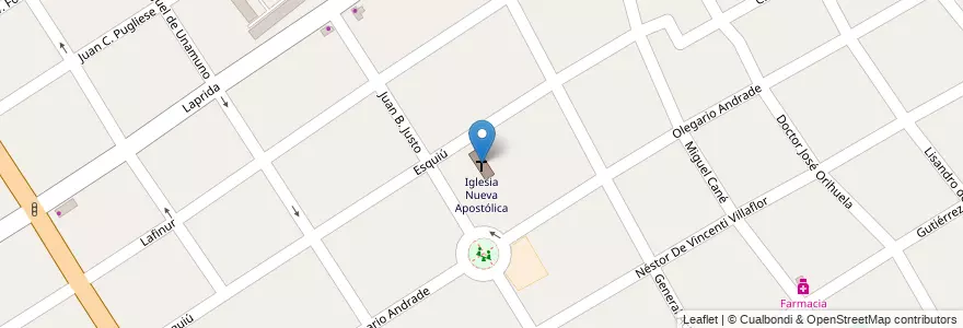 Mapa de ubicacion de Iglesia Nueva Apostólica en Аргентина, Буэнос-Айрес, Partido De Quilmes, Quilmes.