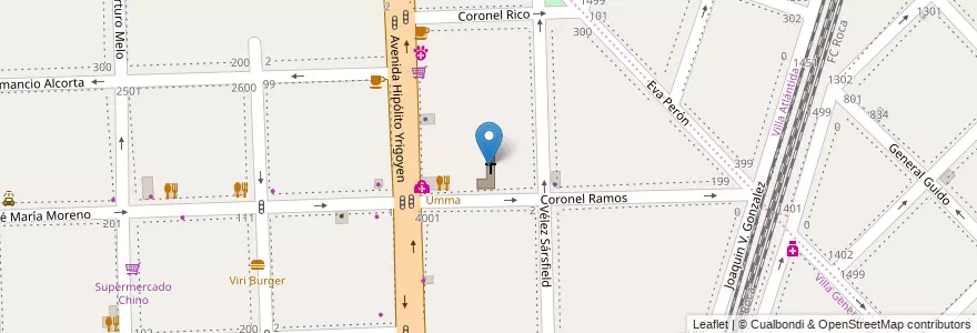 Mapa de ubicacion de Iglesia Nueva Apostolica en Argentinië, Buenos Aires, Partido De Lanús, Lanús Oeste.