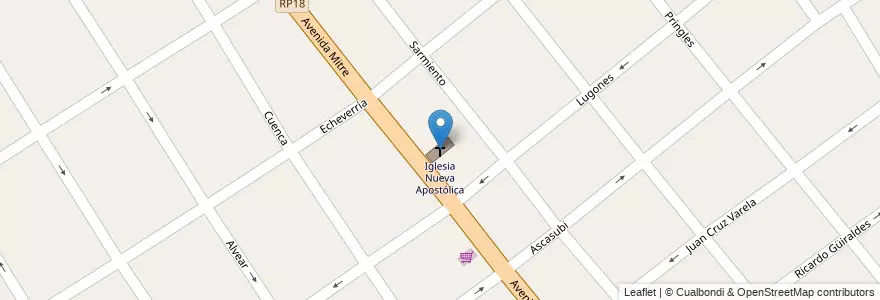 Mapa de ubicacion de Iglesia Nueva Apostólica en Arjantin, Buenos Aires, Partido De Quilmes, Quilmes.