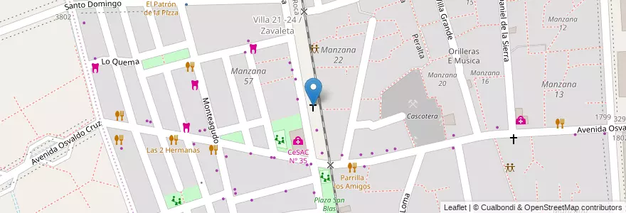 Mapa de ubicacion de Iglesia Pentecostal del Nombre de Jesucristo, Barracas en Arjantin, Ciudad Autónoma De Buenos Aires, Comuna 4, Buenos Aires.