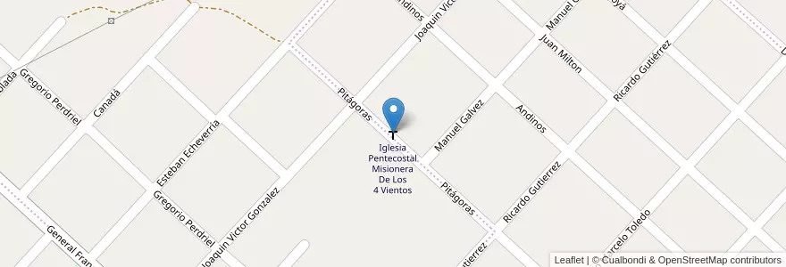 Mapa de ubicacion de Iglesia Pentecostal Misionera De Los 4 Vientos en آرژانتین, استان بوئنوس آیرس, Partido De Moreno, Trujui.