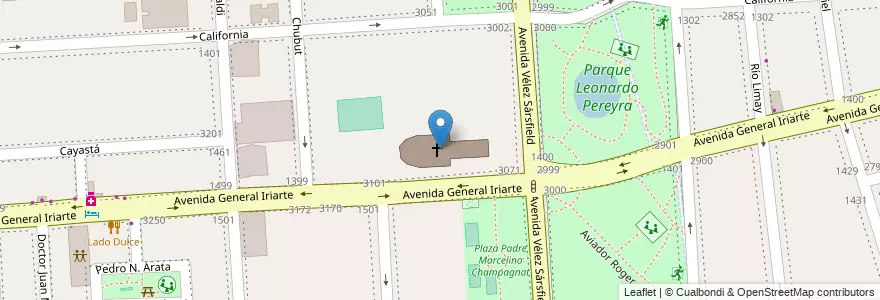 Mapa de ubicacion de Iglesia Sagrado Corazon, Barracas en Аргентина, Буэнос-Айрес, Comuna 4, Буэнос-Айрес.