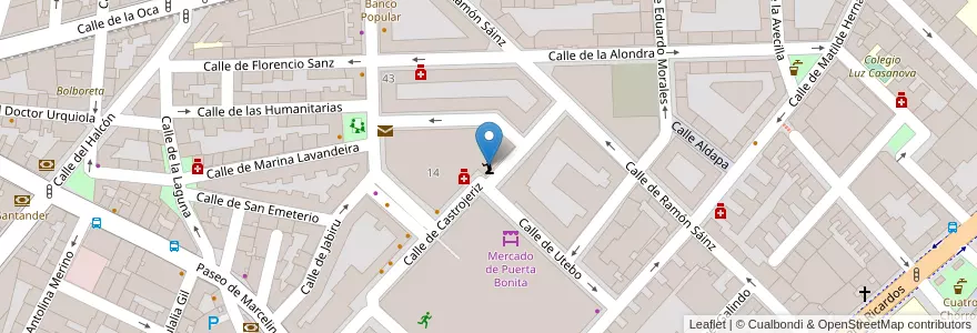 Mapa de ubicacion de Iglesia Servidores de Vida en Spain, Community Of Madrid, Community Of Madrid, Área Metropolitana De Madrid Y Corredor Del Henares, Madrid.