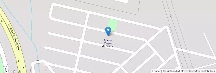 Mapa de ubicacion de Iglesia Virgen de Fatima en 아르헨티나, Tucumán, Departamento Tafí Viejo, San Miguel De Tucumán, Tafí Viejo.