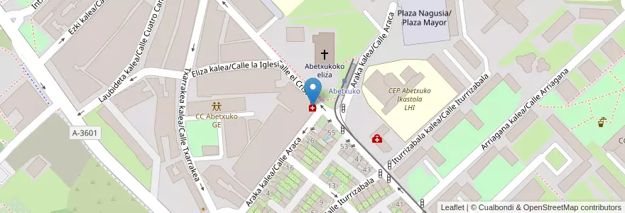 Mapa de ubicacion de Ignacio Jose Navarro Sanchez en Spanien, Autonome Gemeinschaft Baskenland, Araba/Álava, Gasteizko Kuadrilla/Cuadrilla De Vitoria, Vitoria-Gasteiz.
