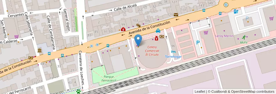 Mapa de ubicacion de Il Bambino en Spagna, Comunidad De Madrid, Comunidad De Madrid, Área Metropolitana De Madrid Y Corredor Del Henares, Torrejón De Ardoz.