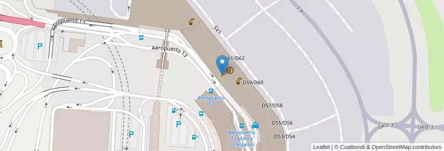 Mapa de ubicacion de Il Caffé di Roma en إسبانيا, منطقة مدريد, منطقة مدريد, Área Metropolitana De Madrid Y Corredor Del Henares, مدريد.