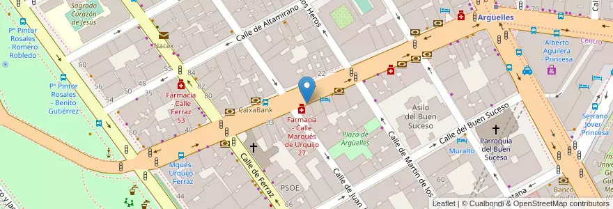 Mapa de ubicacion de Il cratere del gusto en Испания, Мадрид, Мадрид, Área Metropolitana De Madrid Y Corredor Del Henares, Мадрид.