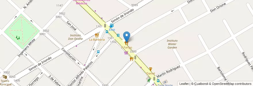 Mapa de ubicacion de Il Fango en アルゼンチン, ブエノスアイレス州, Partido De San Fernando, Victoria.