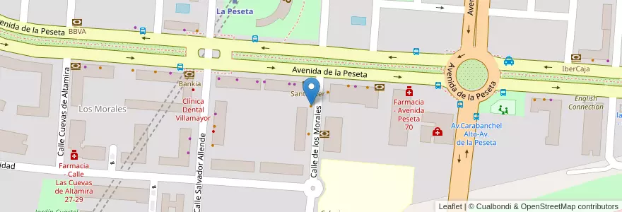 Mapa de ubicacion de Il Pomo d'oro en スペイン, マドリード州, Comunidad De Madrid, Área Metropolitana De Madrid Y Corredor Del Henares, Leganés.