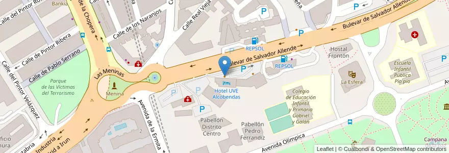 Mapa de ubicacion de Il Punto en Sepanyol, Comunidad De Madrid, Comunidad De Madrid, Área Metropolitana De Madrid Y Corredor Del Henares, Alcobendas.