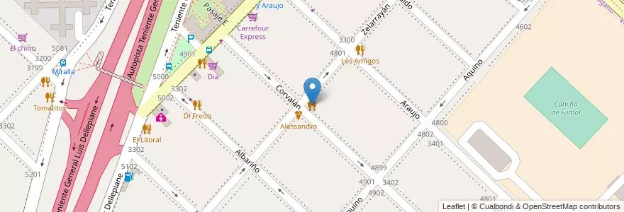 Mapa de ubicacion de Il Ritorno, Villa Lugano en アルゼンチン, Ciudad Autónoma De Buenos Aires, ブエノスアイレス, Comuna 8.
