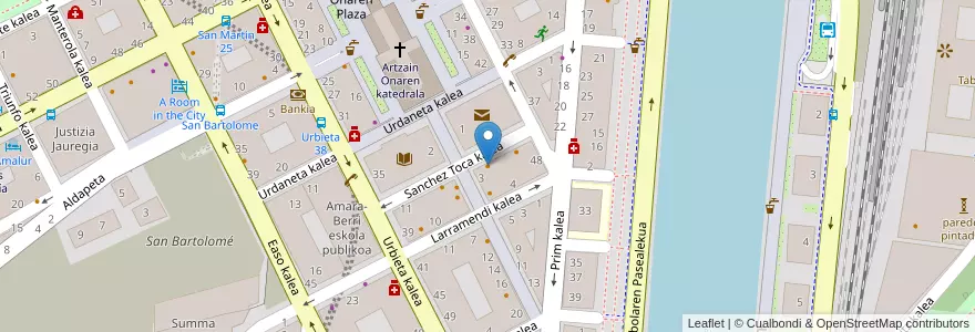 Mapa de ubicacion de il suono bar pub karaoke en España, Euskadi, Gipuzkoa, Donostialdea, Donostia/San Sebastián.