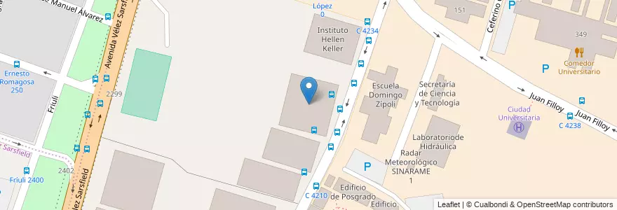 Mapa de ubicacion de I.L.A.C - Instituto del Lenguaje y la Audición Córdoba en 阿根廷, Córdoba, Departamento Capital, Pedanía Capital, Córdoba, Municipio De Córdoba.