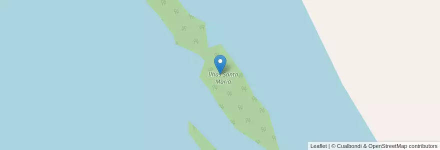 Mapa de ubicacion de Ilhas Santa Maria en ブラジル, 南部地域, リオグランデ・ド・スル, Região Geográfica Intermediária De Ijui, Região Geográfica Imediata De São Luiz Gonzaga, Pirapó.