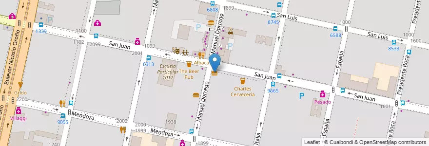 Mapa de ubicacion de IlPosto en アルゼンチン, サンタフェ州, Departamento Rosario, Municipio De Rosario, ロサリオ.