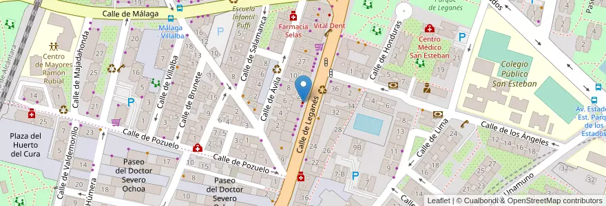 Mapa de ubicacion de Imagen Dental en Spain, Community Of Madrid, Community Of Madrid, Área Metropolitana De Madrid Y Corredor Del Henares, Fuenlabrada.