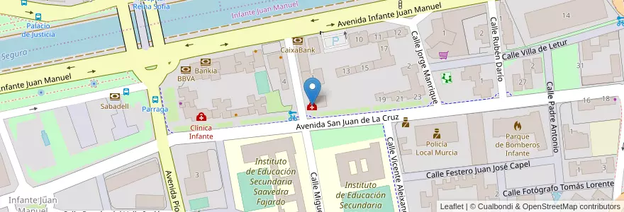 Mapa de ubicacion de Imar Fertilidad en Spanje, Murcia, Murcia, Área Metropolitana De Murcia, Murcia.