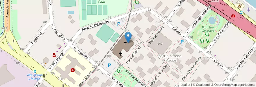 Mapa de ubicacion de IME - Instituto Madre de los Emigrantes, Boca en Argentine, Ciudad Autónoma De Buenos Aires, Comuna 4, Buenos Aires.