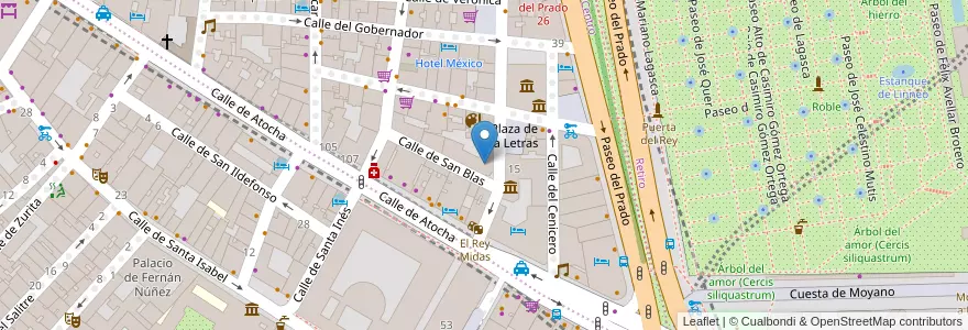 Mapa de ubicacion de Impact Hub en スペイン, マドリード州, Comunidad De Madrid, Área Metropolitana De Madrid Y Corredor Del Henares, Madrid.