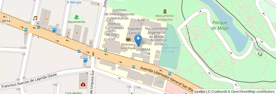 Mapa de ubicacion de Imprenta en Arjantin, San Juan, Şili, Capital.
