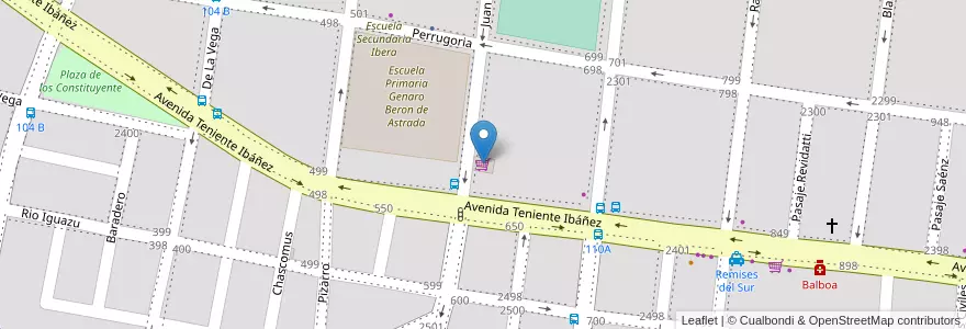 Mapa de ubicacion de Impulso en Argentine, Corrientes, Departamento Capital, Corrientes, Corrientes.