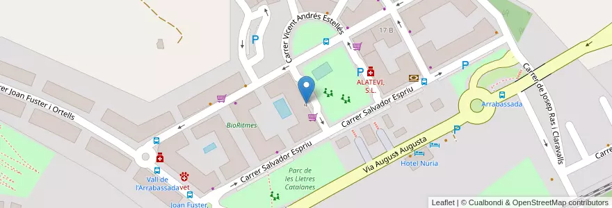 Mapa de ubicacion de IN USE. Academy & Bookstore en إسبانيا, كتالونيا, Tarragona, Tarragonès, Tarragona.