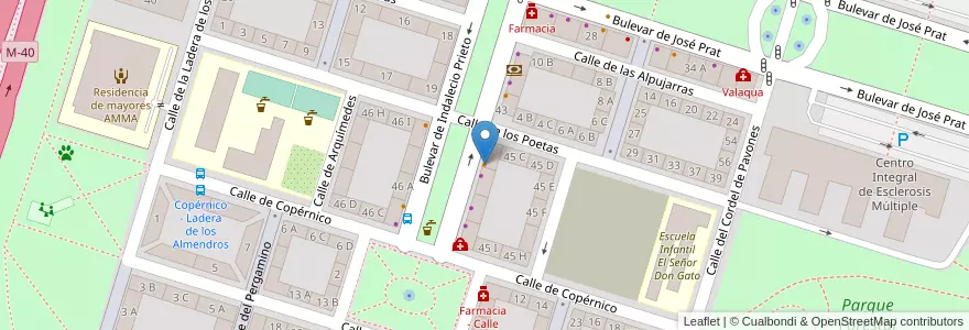 Mapa de ubicacion de Inés en Испания, Мадрид, Мадрид, Área Metropolitana De Madrid Y Corredor Del Henares, Мадрид.