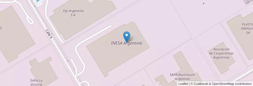 Mapa de ubicacion de INESA Argentina en アルゼンチン, ブエノスアイレス州, Partido Del Pilar, Fátima.