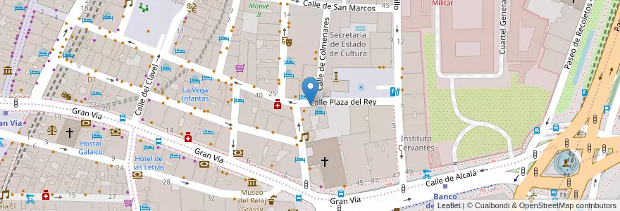 Mapa de ubicacion de INFANTAS, CALLE, DE LAS,44 en إسبانيا, منطقة مدريد, منطقة مدريد, Área Metropolitana De Madrid Y Corredor Del Henares, مدريد.