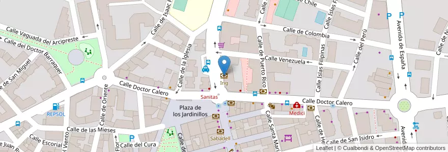 Mapa de ubicacion de Ing en スペイン, マドリード州, Comunidad De Madrid, Área Metropolitana De Madrid Y Corredor Del Henares, Majadahonda.